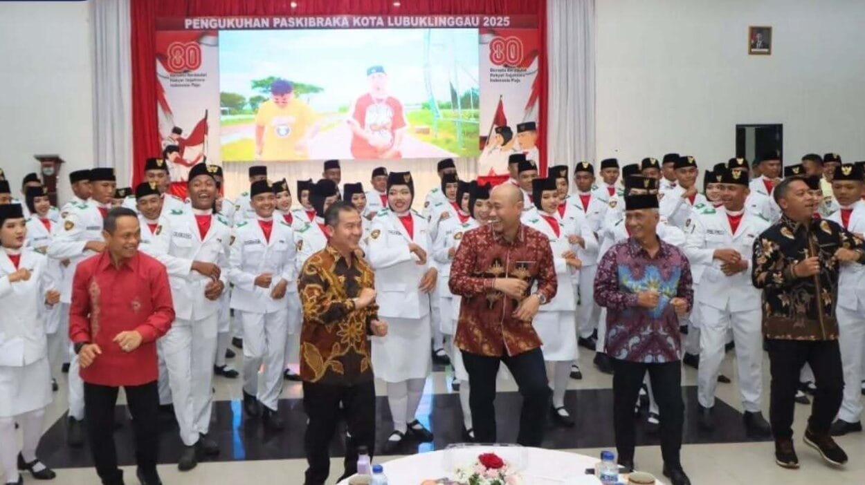 Wali Kota dan Wakil Wali Kota Lubuk Linggau Gelar Ramah Tamah Bersama Paskibraka pada HUT ke-80 RI