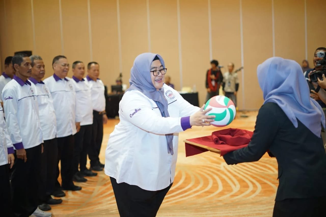 Caroline Nahkodai PBVSI Sumsel, Siap Wujudkan Generasi Emas Voli